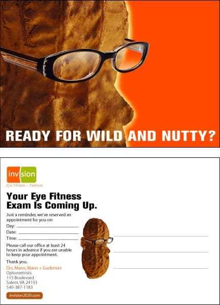 large peanut wearing designer eyewear